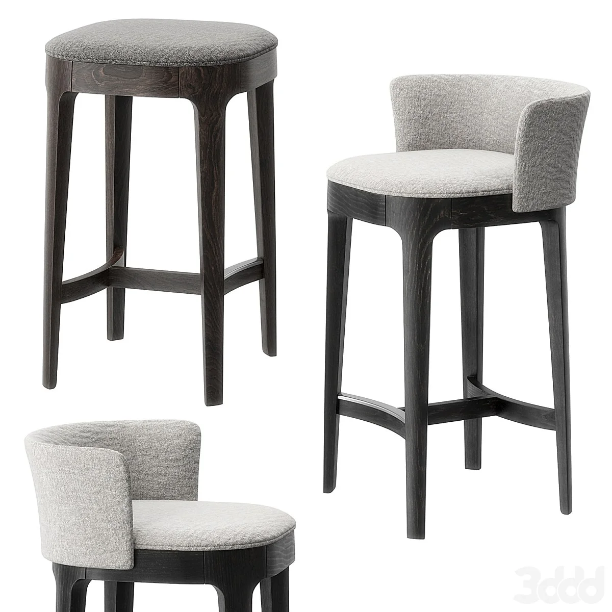 Devon barstool by Molteni